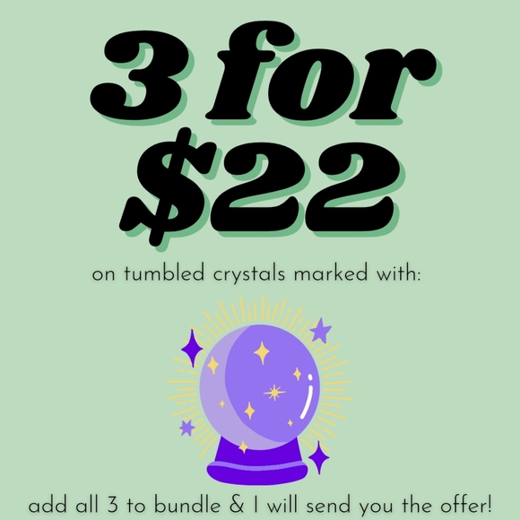 🔮 3 for $22 Septarian tumbled crystal - Picture 3 of 6